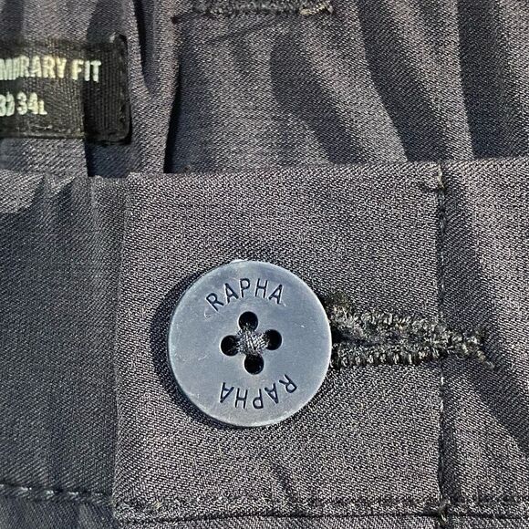 Rapha Black TECHNICAL TROUSERS with Modern Cut Sz 32x34 - Picture 10 of 13